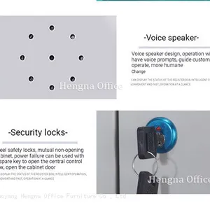 Intelligent Barcode Ticket Storage Locker | With High-Speed Scanner, HD Display & Auto-Printing | for Supermarkets & Malls thumbnail-4
