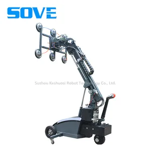 SOVE Large Glass Electric Suction Cup Cart Push-Type Rotating Installation for Home Use Condition New thumbnail-4