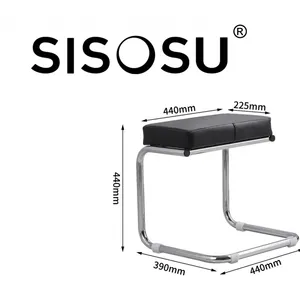 WU18 RECTANGLE CHROME STOOL(COMPACT) thumbnail-1