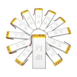 ZonYou Ultra Thin Rechargeable Small Size Lithium Polymer Batteries 802050 LiCoO2 Cathode 500 Cycles for Power Toys Power Tools thumbnail-5