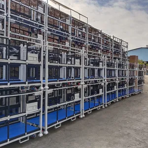 Heavy Duty Profile Stacking Trolley With Wheels, Industrial Long Material Transport Cart for Aluminum Profile Handling thumbnail-1