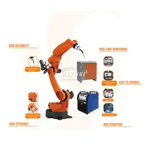 YH Industrial Robot Palletizer Automation Machine, Robotic Arm Manipulator Packing Handling Palletizing Robot for Production Line thumbnail-1