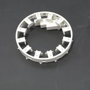 IATF 16949 PA66 Electronic Ring Retainer Custom Injection Molding Automated Vision Inspected Plastics Export To Poland Auto Hub thumbnail-1