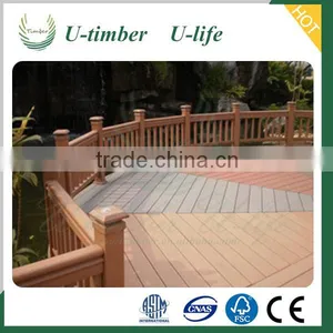 Wide Varieties and Designs Timber Wood Outdoor WPC Fence thumbnail-4
