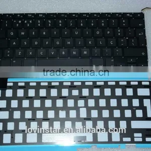 Portuguese Design Laptop Keyboard Replacement LED Backlight Lighting For Macbook Pro A1286 2008-2012 thumbnail-2