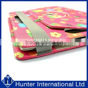 Printed Flower Universal 8" Rotating Tablet Case thumbnail-6