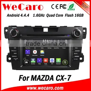 Wecaro in Dash Touch Screen Android 4.4.4 Car Radio Multimedia Dvd Player for Mazda Cx-7 Autoradio Car Dvd Gps Navigation System thumbnail-1