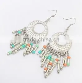 Cheap China Beautiful Handmade Light Bead Tassel Earrings thumbnail-3