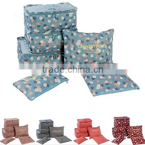 6PCS/Set High Quality Mesh Bag Travel Bags Women thumbnail-1