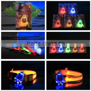 Pet Supplies Wholesale Pet Signs Cool Led Light Foot Shape Dog Pendant Luminous Pendants thumbnail-4