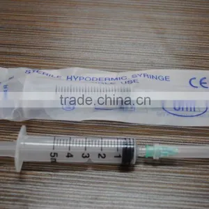 5ML PE Luer Slip Disposable Syringe With Needle Quality Choice thumbnail-1