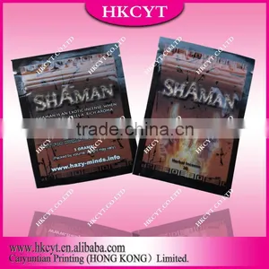 Shaman Series Herbal Incense Bags/Aluminum Foil Potpourri Bag With Zipper thumbnail-1