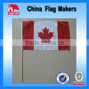 Hand Stick Flag For Canada F1 Racing Bicycle In Montreal thumbnail-1