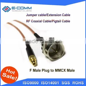High Quality BNC Female Jack Connector Switch MCX Male Plug Convertor RG316 15CM 6" Adapter thumbnail-4