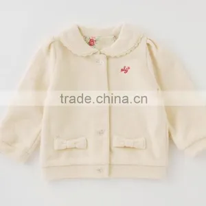 Cute Japanese Wholesale High Quality Product Baby Jacket Children Winter Clothes Kid Toddler Clothing Infant Garment With Ribbon thumbnail-3