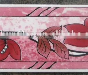Arrow Design Glazed Ceramic Border Tile thumbnail-1