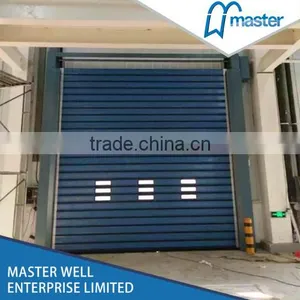 European Style High Quality High Speed PVC Roll up Door thumbnail-2
