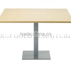 Small 4 Person Conference Table Square Meeting Table With Steel Leg (SZ-MT026) thumbnail-1