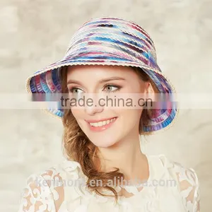 China Cheap Promotion Plain Custom Logo Band Fedora Straw Hat Wholesale thumbnail-4