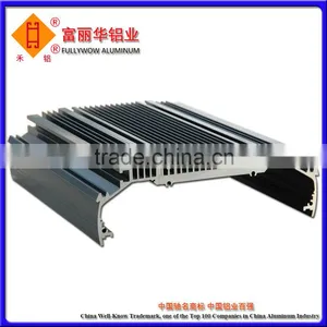 Silver Anodized, Black Anodized, Champagne Anodized Aluminum Extrusion Profile for LED Manufactured With Customized Drawings thumbnail-2
