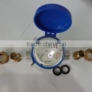 Small Light Brass Single Flow Water Meter DN15-DN25 thumbnail-1