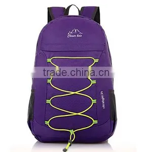 Fashion Waterproof Nylon Camping Backpack Can be Fold Shoulder Bag thumbnail-3