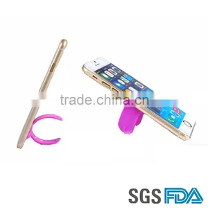 Promotional Gift Cheap U Shape Wing Sticky Silicone Cellphone Stand Quality Choice thumbnail-1