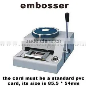 Durable PVC Card Embossing Machine thumbnail-1
