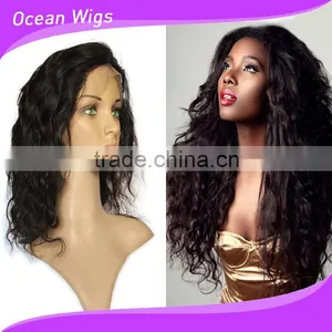 2016 Good Sale Short Human Hair Full Lace Wigs Lace Front Wigs thumbnail-4
