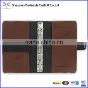 Faux Leather Notebook Journal Planner 6 Ring Binder Leather Agenda Cover thumbnail-1
