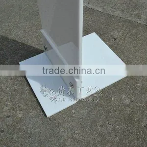 White Color Acrylic Sign Holder, Sign Stand, White Color Acrylic thumbnail-6