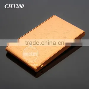 Push Up Push Down Button Folding Anodizing Gold Aluminum Knurling Business Metal Automatic Card Holder thumbnail-4