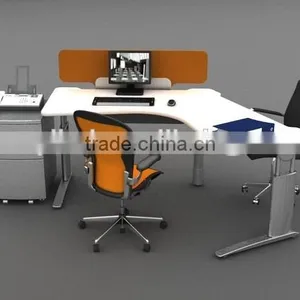 Height Adjustable Office Metal Table Legs thumbnail-6