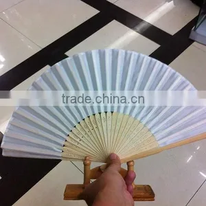 Small Plastic White Fan thumbnail-1