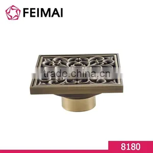 Bathroom Design Antique Bronze Square Floor Shower Drainer thumbnail-6
