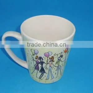Porcelain 12oz Decal Water Mug thumbnail-4