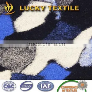 Big Camouflage Jacquard Wool Knit Fabric for Coat thumbnail-1