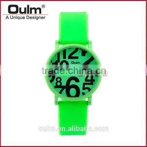 Oulm Big Number Watch, Multi Color Watches, Cheap Custom Logo Watches thumbnail-2