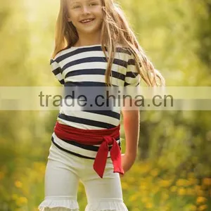 Fashion Organic Cotton Kids Skirt and Top Cotton Tank for Girls thumbnail-1