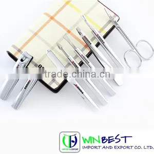 Wholesale High Quality Carbon Steel/ Stainless Steel Complete Manicure Set For Men/Women Outdoor Travel & Camping thumbnail-1