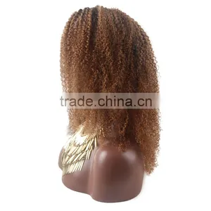 Express Large Stock AndPromotion for Fully Hand Tied 100% Human Hair Wig in Afro Kinky Curl Hair Style thumbnail-3