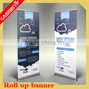 New 2016 Portable Digital Hand Reflective Roll up Banner Stand thumbnail-5