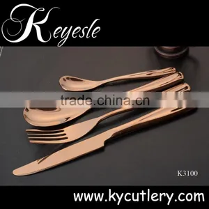 Cutlery Set Gold,wedding Rose Gold Flatware,cutlery Set Luxury thumbnail-1