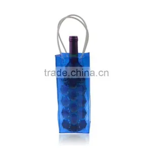 Customized Branding Plastic Wine Bottle Tote Bag thumbnail-3