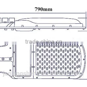 OEM Die-casting Manufacturer Housing Cover Aluminum Led Street Light Housing thumbnail-2