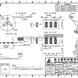 1.5mm Pitch 2 ~ 13 Pin Available Electronic Wire to Board Male Pin Connector thumbnail-4