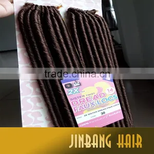 New Premium Synthetic Hair Crochet Braids 14inch 2x Havana Mambo Fauxlocs thumbnail-1