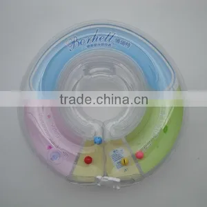 Inflatable Baby Bath Swimming Tube Ring Neck Wearing Ring thumbnail-2