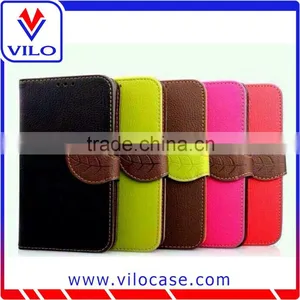 New Arriving Folio Leather Case With Card Slots for Samsung Galaxy S6 thumbnail-1