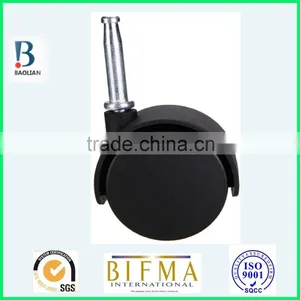 BL Clearance Sale 40mm Black Light-duty Durable Long-iron Stem Nylon Mould Caster thumbnail-2